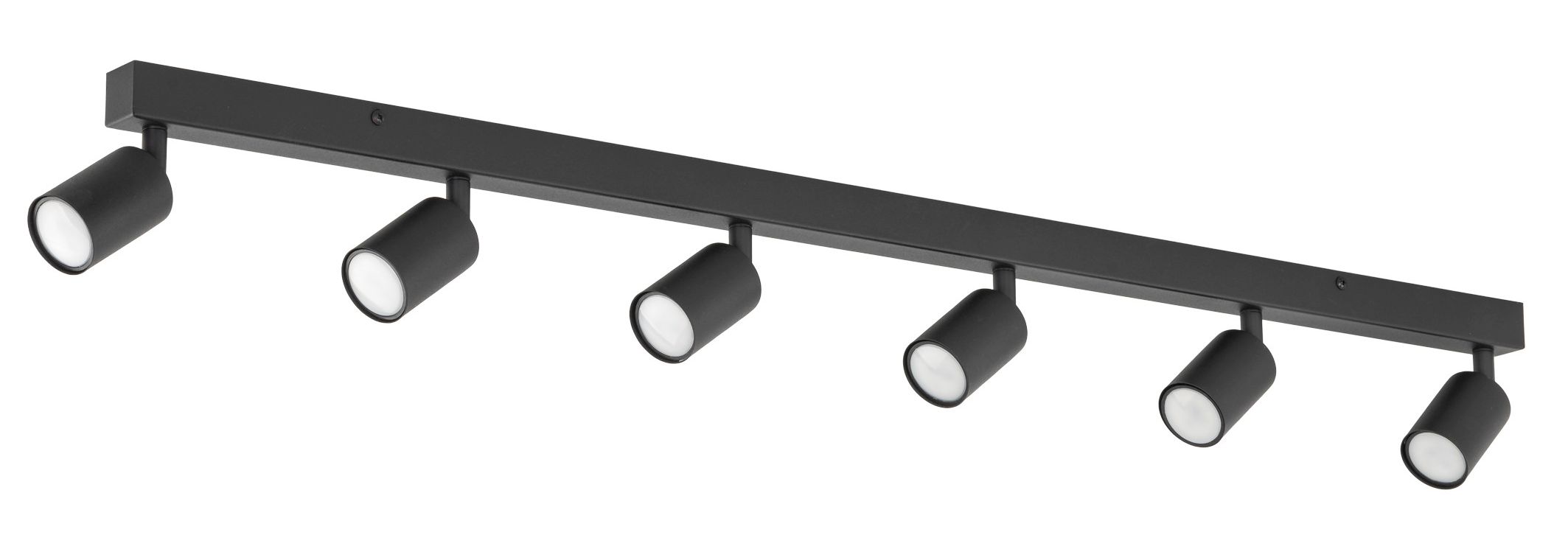 TK Lighting Čierne stropné svietidlo Nex pre žiarovku 6x GU10 TK11370