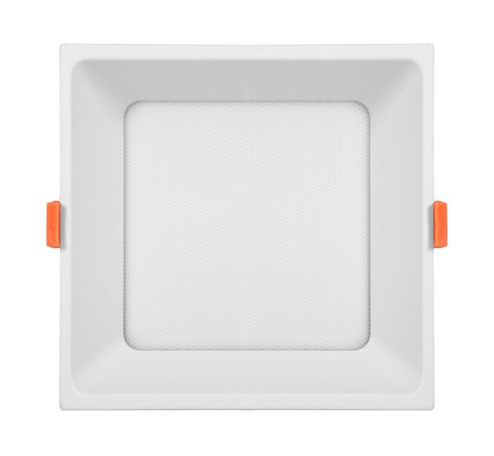 Ecolite Biely vstavaný LED Downlight hranatý 220 x 220mm 36W UGR CCT Premium LED-IN01S-UGR/CCT/36W