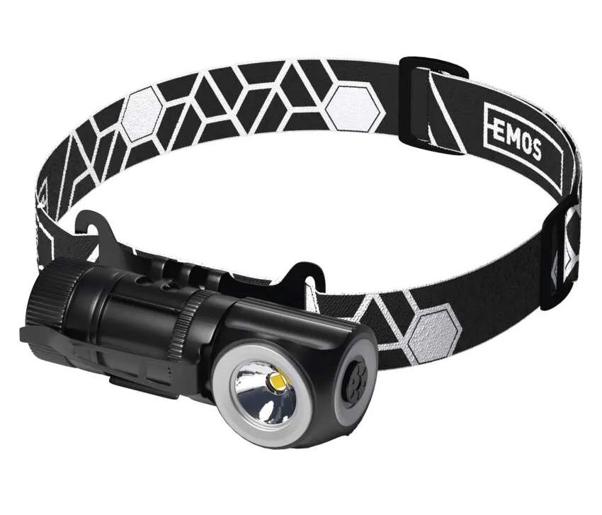 EMOS LED nabíjacia čelovka 3v1 500lm, 120m P3544