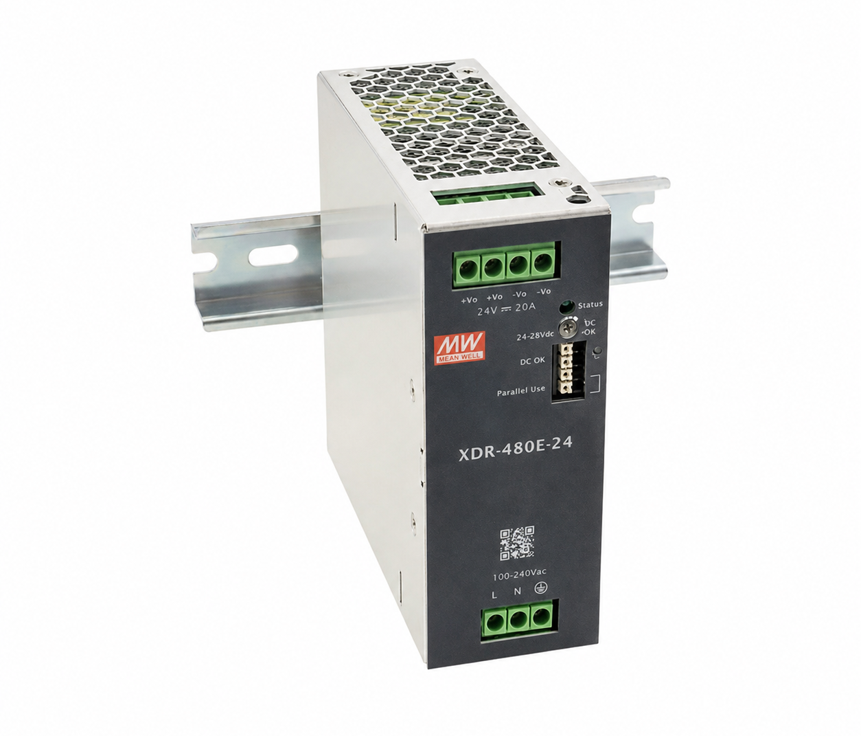 LED Solution Mean Well napájací zdroj XDR-E 24V 480W na DIN lištu XDR-480E-24