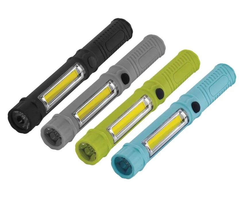 EMOS LED ručné svietidlo 230 lm, 3x AAA, mix farieb P3897