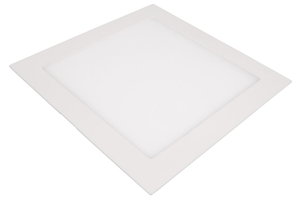 T-LED Biely vstavaný LED panel hranatý 225 x 225mm 18W stmievateľný Farba svetla: Teplá biela 10259_10291