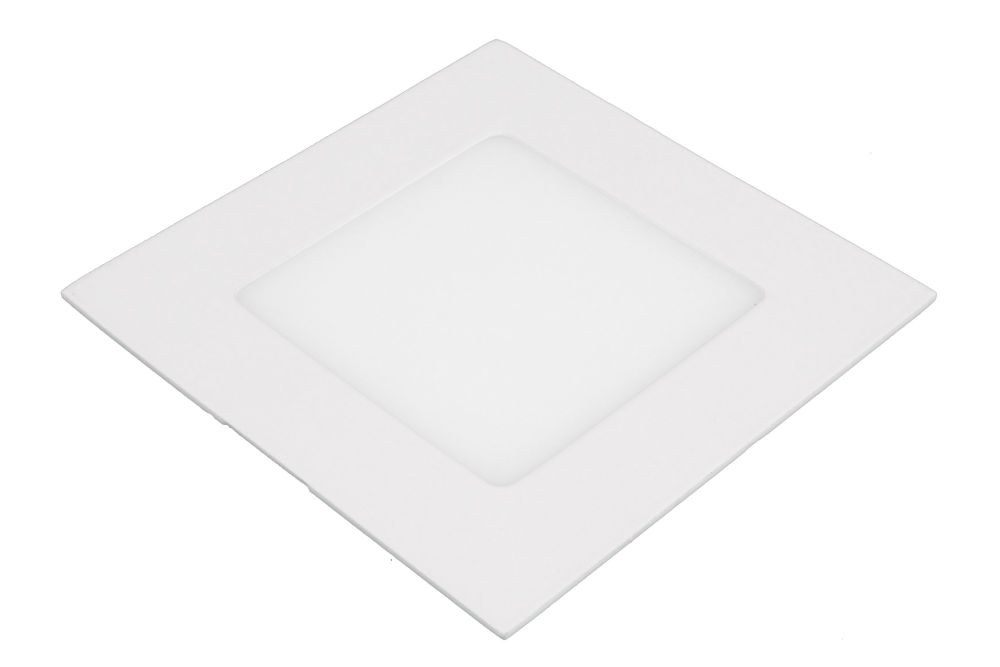 LED Solution Biely vstavaný LED panel hranatý 120 x 120mm 6W stmievateľný Farba svetla: Studená biela 10255_10289