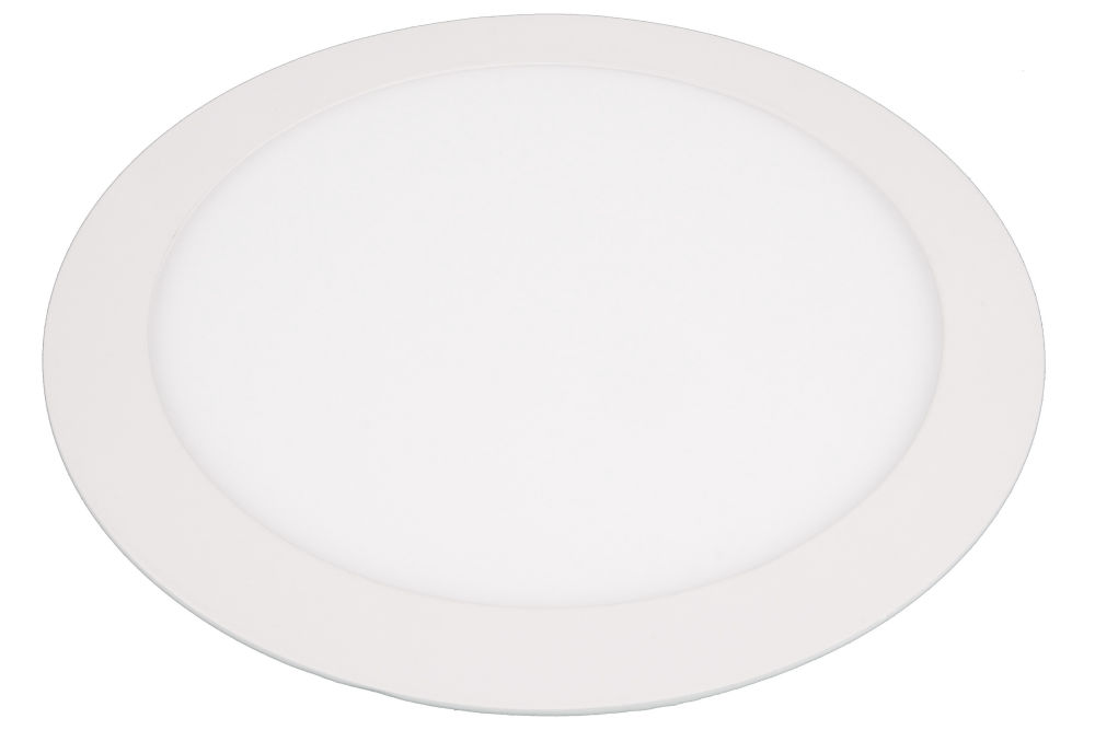 LED Solution Biely vstavaný LED panel guľatý 225mm 18W Farba svetla: Denná biela LED-WSL-18W/4100