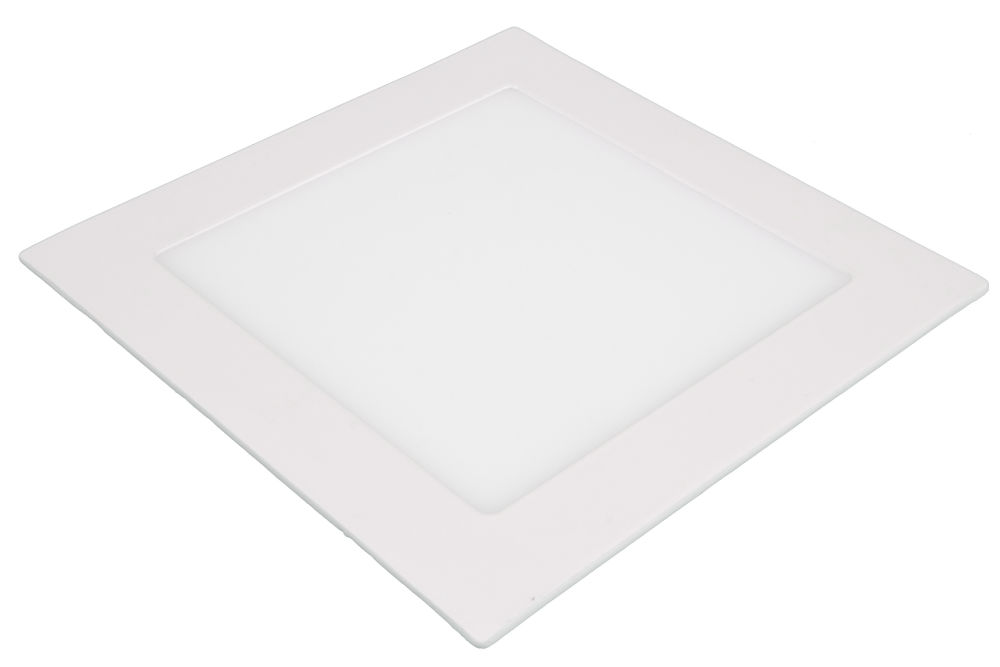 LED Solution Biely vstavaný LED panel hranatý 171 x 171mm 12W Farba svetla: Studená biela 10258