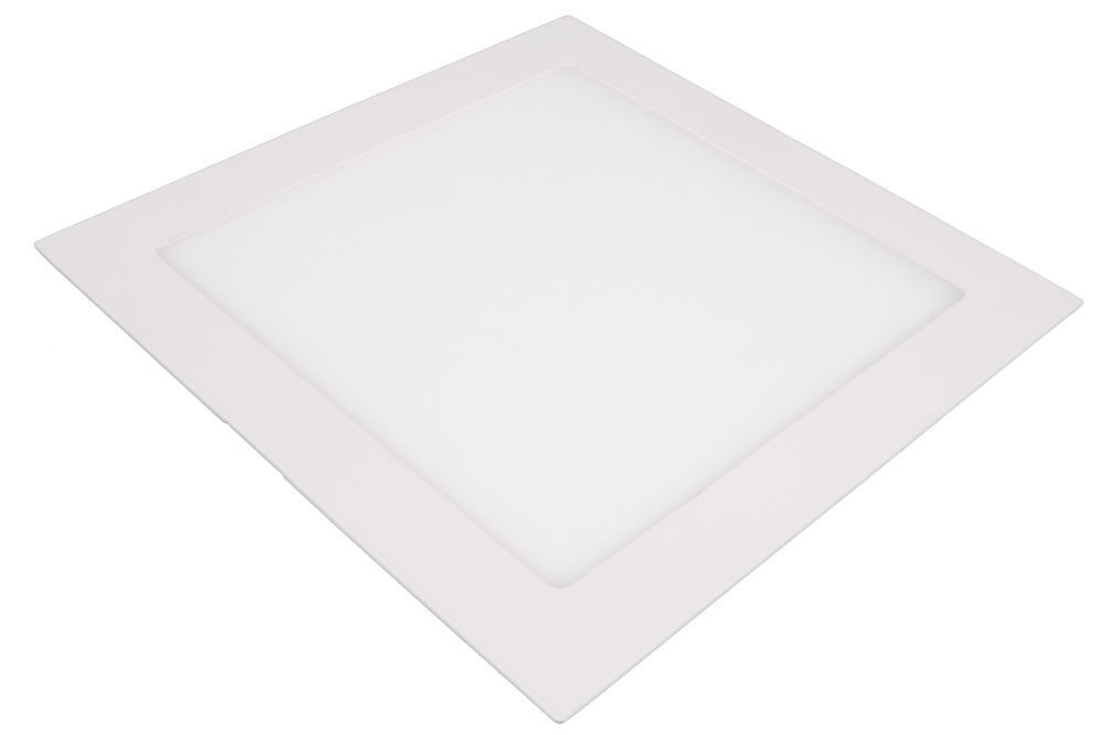 LED Solution Biely vstavaný LED panel hranatý 225 x 225mm 18W Farba svetla: Studená biela 10261