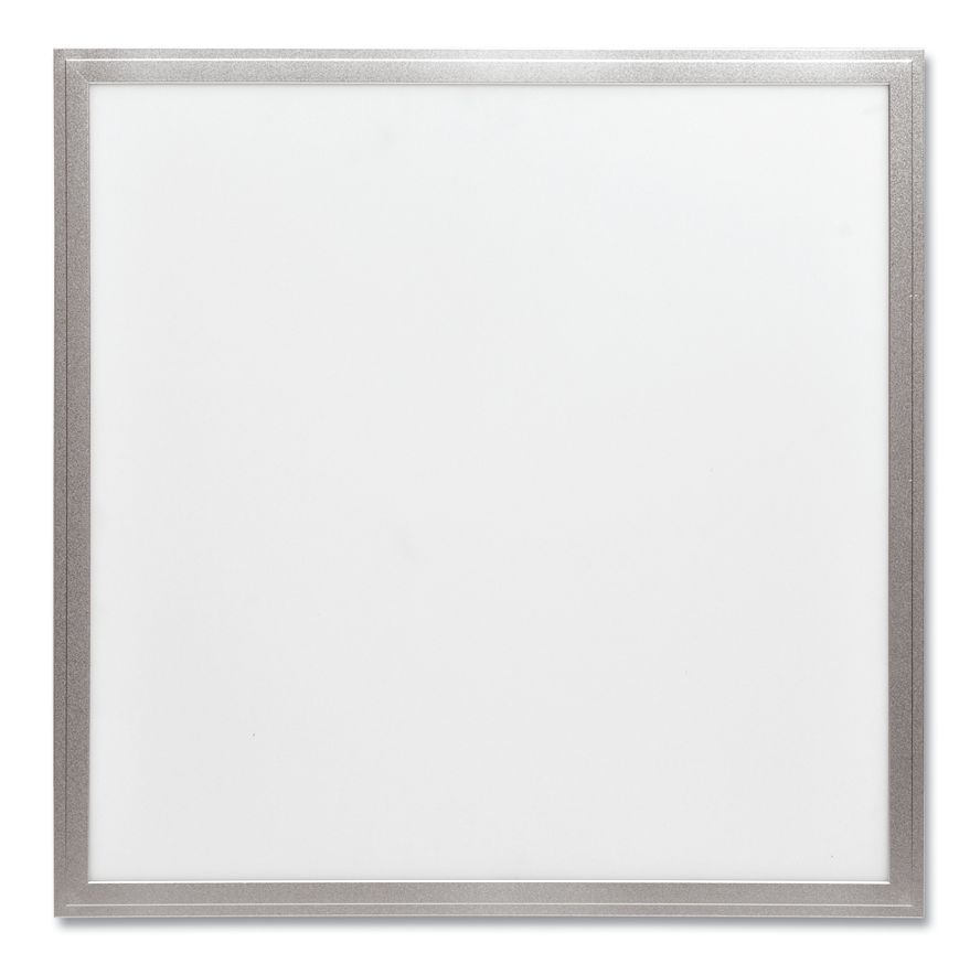 Ecolite Strieborný prisadený LED panel s rámčekom 600 x 600mm 45W Farba svetla: Studená biela LED-GPL44-45/6000_191021