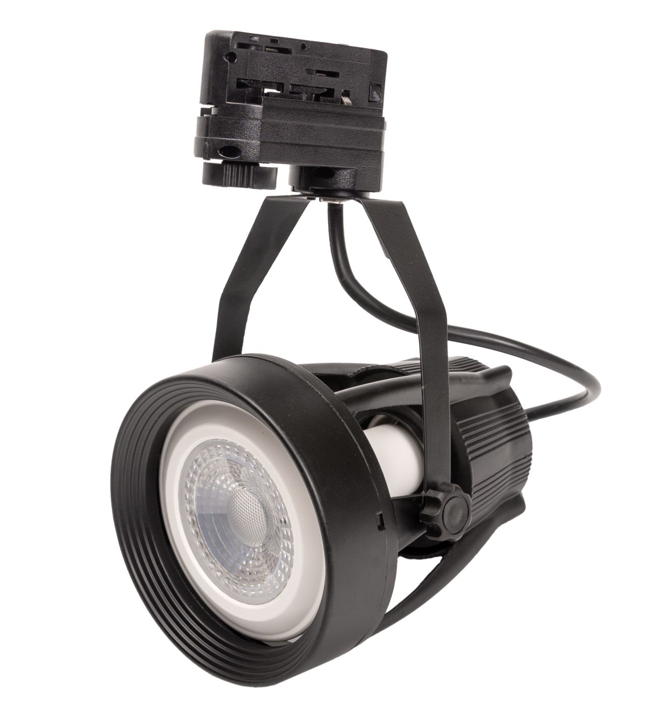 LED Solution Čierne lištové svietidlo 3F + LED žiarovka 11W Farba svetla: Teplá biela 105601_153