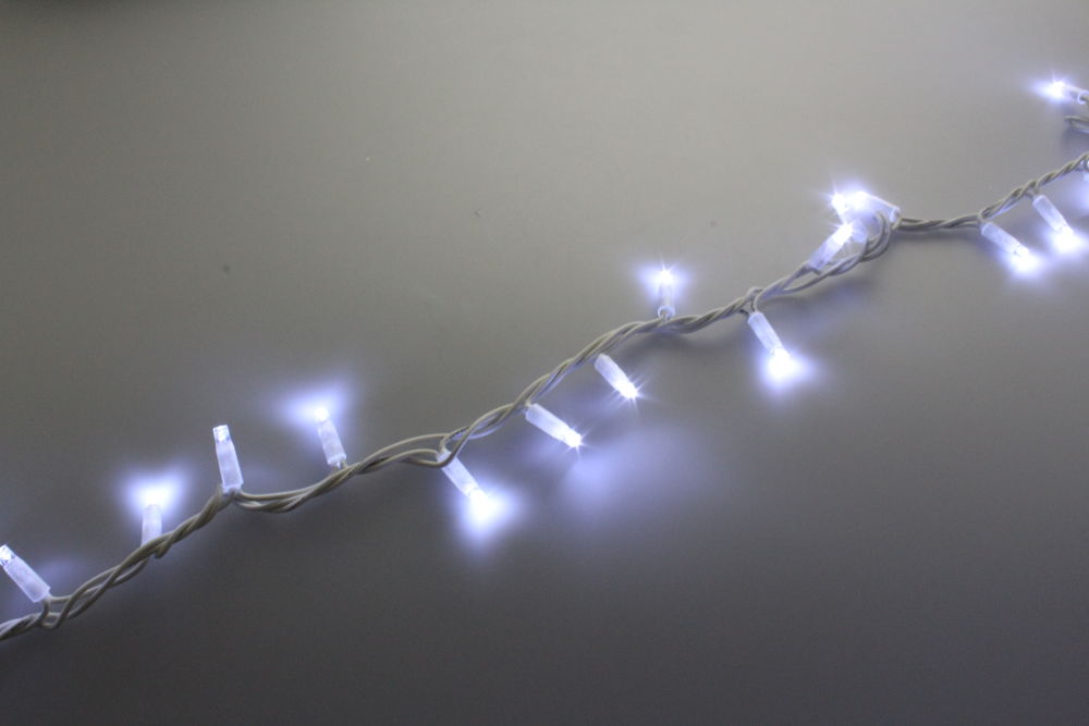 T-LED LED svetelná reťaz 12W 230V 10M Farba svetla: Studená biela 074002