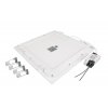 Biely vstavaný LED panel hranatý 300 x 300mm 24W stmievateľný