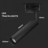 Čierny lištový LED reflektor 15W 3F Premium
