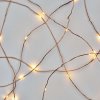 LED vianočný nano reťaz medený 1,9m