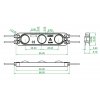LED modul 2W s krytím, 230V