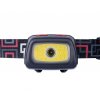 LED čelovka 330lm COB+CREE, 65m, 3AAA