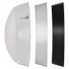 Biele/čierne LED stropní/nástěnné svítidlo 14W IP54
