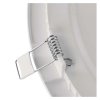 Biely vstavaný LED panel guľatý 225mm 18W Premium