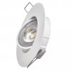 Biele LED bodové svietidlo 5W s výklopným rámčekom Economy+
