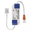 Čierny prisadený LED panel s tenkým rámčekom guľatý 170mm 12,5W CCT Premium