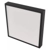Čierny prisadený LED panel s tenkým rámčekom hranatý 300 x 300mm 28,5W CCT Premium