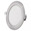 Strieborný vstavaný LED panel guľatý 170mm 12,5W CCT Premium