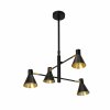 pol pl Lampa sufitowa czarno zlota mat regulowana 4x40W Less Candellux 34 72689 8202 2