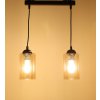 pol pl Lampa wiszaca listwa czarno brazowa 2xE27 Bistro 32 00538 72007 13