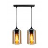 pol pl Lampa wiszaca listwa czarno brazowa 2xE27 Bistro 32 00538 72007 18