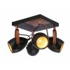 pol pl Lampa czarno miedziana regulowana plafon E14 4x40W Anica 98 83128 71830 3