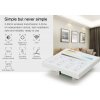 Mi-Light RF Nástenný diaľkový ovládač pre CCT LED pásiky, 4-kanálový, AC 230V