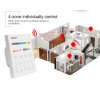 Mi-Light RF Nástenný diaľkový ovládač pre RGB+CCT LED pásiky, 4-kanálový, AC 230V