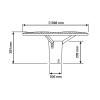 191505 Inner box LED Park Light 40W 2520x190mm curves