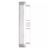 Biele LED stropné/nástenné svítidlo Tori hranaté 15W IP54