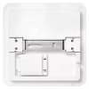 Biele LED stropné/nástenné svítidlo, hranaté 15W IP54