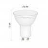 GoSmart CCT+RGB LED žiarovka stmievateľná 4,8W GU10 Zigbee
