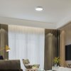 Biely prisadený LED panel guľatý 170mm 12W Economy