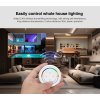 Mi-Light RF Diaľkový okrúhly ovládač pre RGB+CCT LED pásiky, 4-kanálový