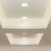Biely vstavaný LED panel hranatý 120 x 120mm 6W Economy