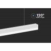 Biele LED lineárne svietidlo 40W