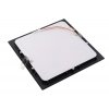 Čierny vstavaný LED panel hranatý 225 x 225mm 18W 24V CCT