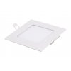 Biely vstavaný LED panel hranatý 120 x 120mm 6W 24V CCT