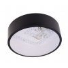 Čierne LED stropné svietidlo okrúhle 400mm 36W CCT