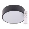 SMART TUYA Čierne LED stropné svietidlo okrúhle 400mm 36W CCT s DO