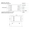 DimLED prijímač a stmievač pre CCT LED pásiky, 4 PWM frekvencia