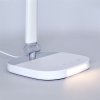 Bielo-šedá LED stolová lampa s nočným svetielkom 10W stmievateľná