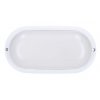 Biele LED stropné/nástenné oválne svietidlo 13W I54
