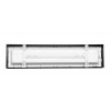 Čierne LED stropné kancelárske svietidlo 120cm 36W