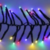 LED vianočná reťaz s diaľkovým ovládaním a zvukovým senzorom - 5m, 576 LED, 8 funkcií, časovač, multicolor
