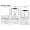 Biele LED záhradné solárne svietidlo s pohybovým čidlom 163mm 2W IP65