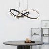 Čierne závesné LED svietidlo dizajnové 60cm 40W CCT