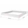 Biely prisadený LED panel s rámčekom 60 x 60cm 16-35W Premium